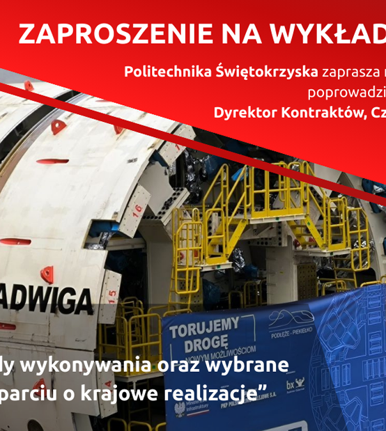 Wykład gościnny mgr inż. Piotra Walczaka z firmy TERGON w dniu 5 maja 2025 o godz. 15:30, bud. A, sala 103