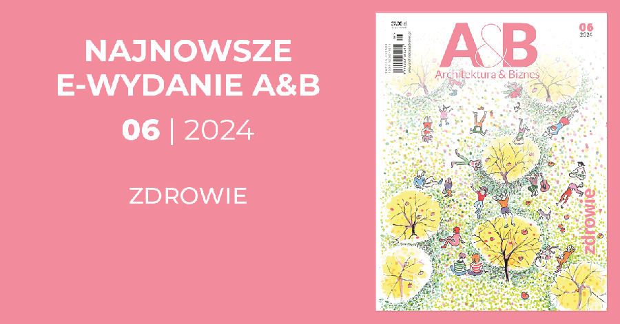 Najnowsze e-wydanie A&B 06 | 2024. Okładka z ilustracją ludzi i drzew.