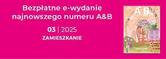 Darmowe e-wydanie najnowszego numeru A&B 03 | 2025. Okładka magazynu z kolejką górską.