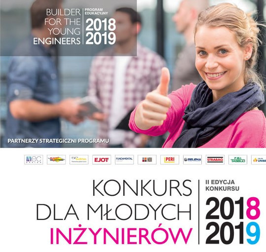 Kobieta pokazuje kciuk w górę. Konkurs dla młodych inżynierów, edycja 2018/2019.