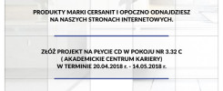 Konkurs Cersanit dla projektantów łazienek. Nagrody: Xbox One S, głośnik JBL, słuchawki JBL.