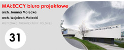 Zaproszenie na wykład arch. Joanny i Wojciecha Małeckich z cyklu "Mistrzowie Architektury Polskiej".