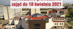 Zawieszenie prowadzenia zajęć do 18 kwietnia 2021. Politechnika Świętokrzyska.